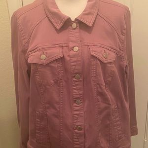 Westport Lavender Denim Jacket size 2x